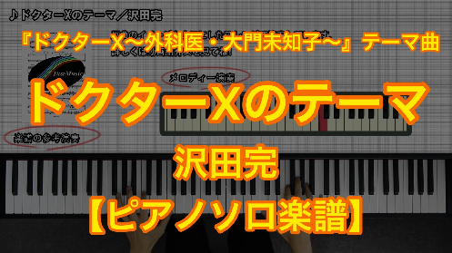 YouTube link for Kan Sawada Doctor X theme