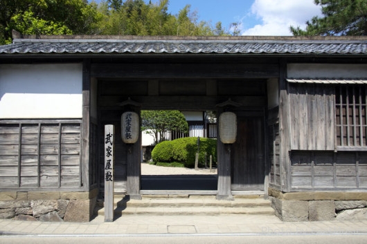 松江城の武家屋敷