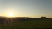 「新栄の丘」の夕日
